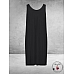 PLUS BASICS Mouwloze Jurk Zwart